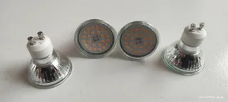 Focos LED GU10. 4 unidades.