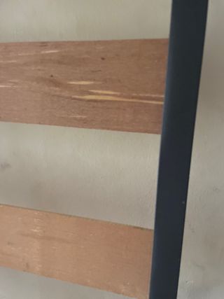 Somier metálico con lamas de madera