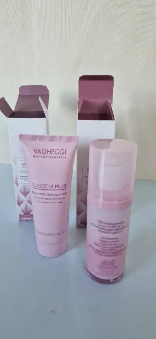 Set professionale viso ,maschera, siero