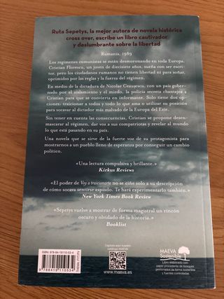Voy a traicionarte: Ruta Sepetys, el nuevo libr...