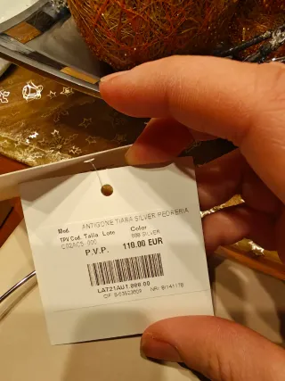 Tiara Plata Les Accessories