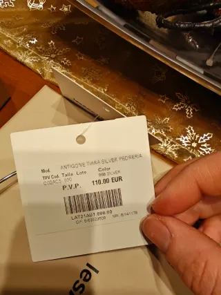 Tiara Plata Les Accessories