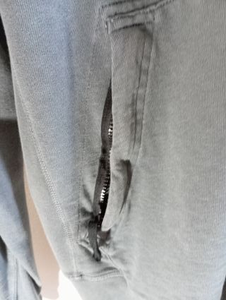 Felpa Stone Island Grigia Zip Uomo