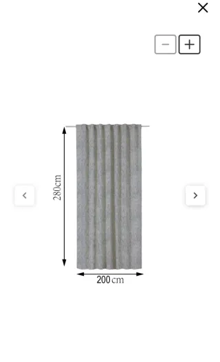 Cortina gris térmica