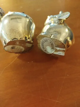 Elefantini portacandele argentati