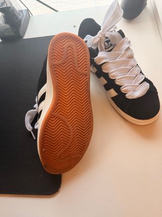 Zapatillas Adidas Campus Negras y Blancas