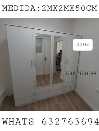 Armario 200x200x50cm