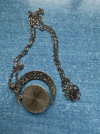 Collar Van Gogh Doctor Who Luna Plateado