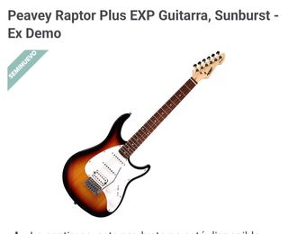 Guitarra Eléctrica Sunburst