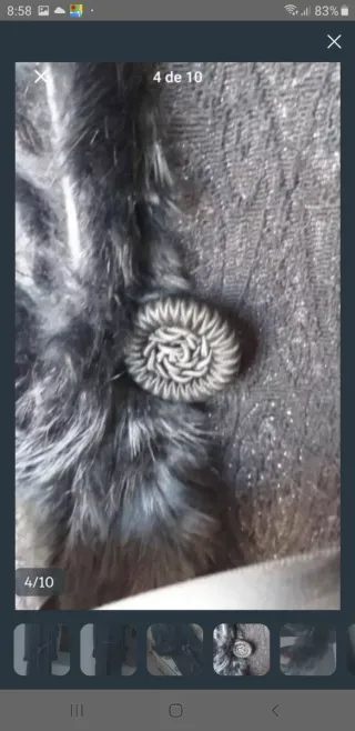 Elegante abrigo largo Zara negro