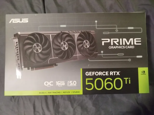 Tarjeta Gráfica ASUS PRIME RTX 5060 Ti 16GB