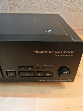 Reproductor  CD Sony CDP‑XB630 con Mando original