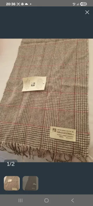 Bufanda de lana Artesanía Textil Grazalema
