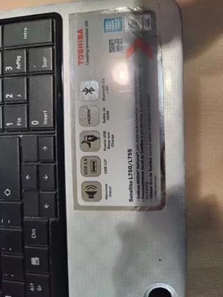 Portátil Toshiba Satellite L750 Grafica nvidia