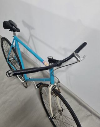 Bicicleta Fixie Azul