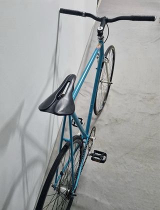 Bicicleta Fixie Azul
