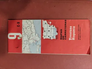 Lote 4 Mapas Carreteras antiguos España