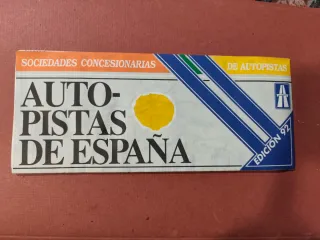 Lote 4 Mapas Carreteras antiguos España