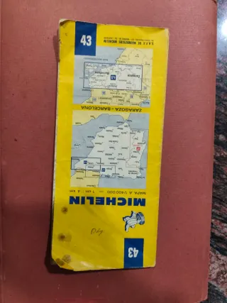 Lote 4 Mapas Carreteras antiguos España