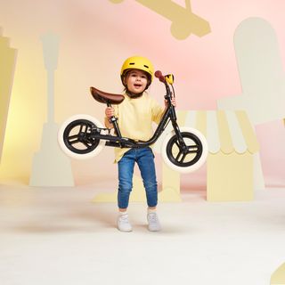 Bicicleta sin pedales niños 10 pulgadas Runride 500 negro