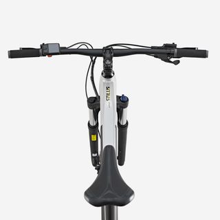 Bici MTB Stilus Off Road Gris Claro Eléctrica Semirrígida