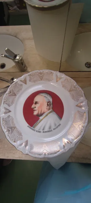 Piatto collezione Papa Giovanni XX111 Bavaria