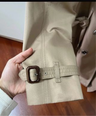 Gabardina Burberry Brit Beige