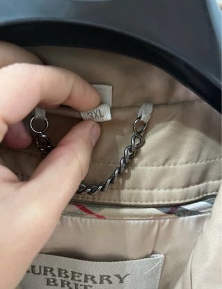 Gabardina Burberry Brit Beige