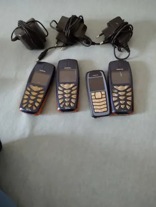 4 Teléfonos Móviles Nokia Azul/Naranja