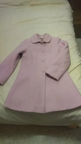 Abrigo de niña rosa