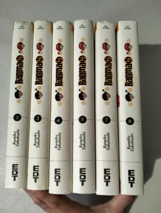 Ranma vol. 2 al 5 y 7 al 8