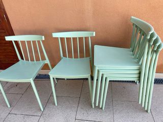 Sillas de Plástico Verdes The Masie