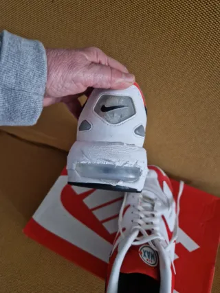 Scarpe Nike Uomo Tg 46 Rosse e Bianche