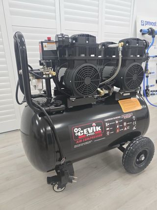 Compresores Cevik 104 de dos cabezales silencioso