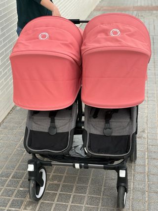 Bugaboo Donkey 5 Gemelar Magenta