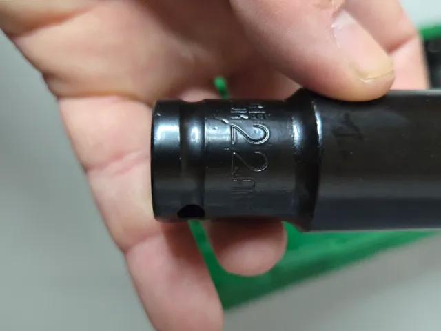 Juego llaves vaso impacto 11 piezas