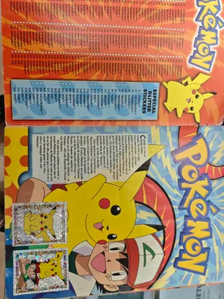 Álbum Cromos Pokémon Merlin 1999 Completo