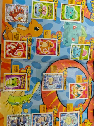Álbum Cromos Pokémon Merlin 1999 Completo