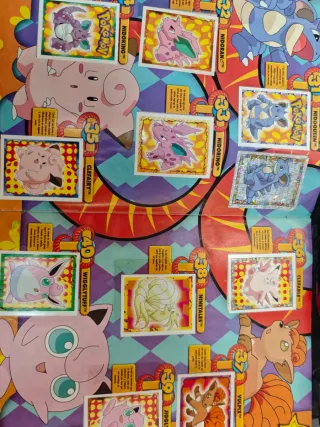 Álbum Cromos Pokémon Merlin 1999 Completo
