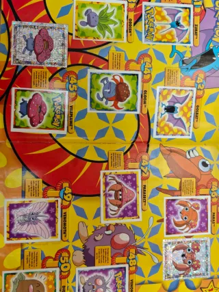 Álbum Cromos Pokémon Merlin 1999 Completo