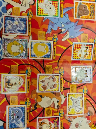 Álbum Cromos Pokémon Merlin 1999 Completo