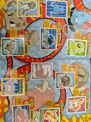 Álbum Cromos Pokémon Merlin 1999 Completo