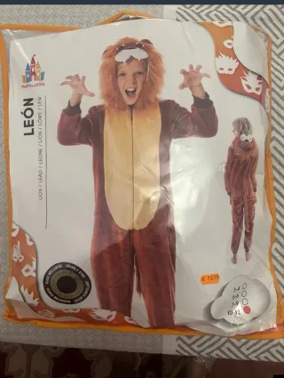 Disfraz León Niño Talla 10-12 Años