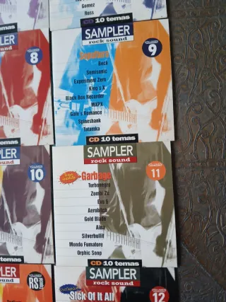 Lote 10 CDs Sampler Rock Sound
