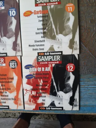 Lote 10 CDs Sampler Rock Sound