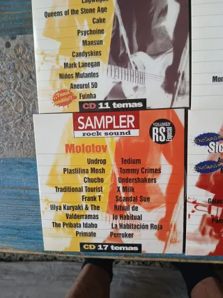 Lote 10 CDs Sampler Rock Sound