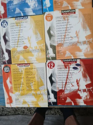 Lote 10 CDs Sampler Rock Sound