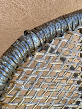 2 Sedie Bistro Esterno in Rattan Marrone