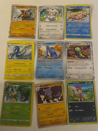 Cartas Pokémon: Swoobat, Boldore, Duraludon V, Eev