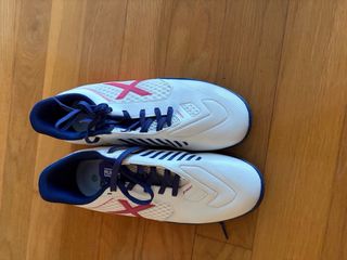 Zapatillas Fútbol Sala Munich Blancas y Rosas